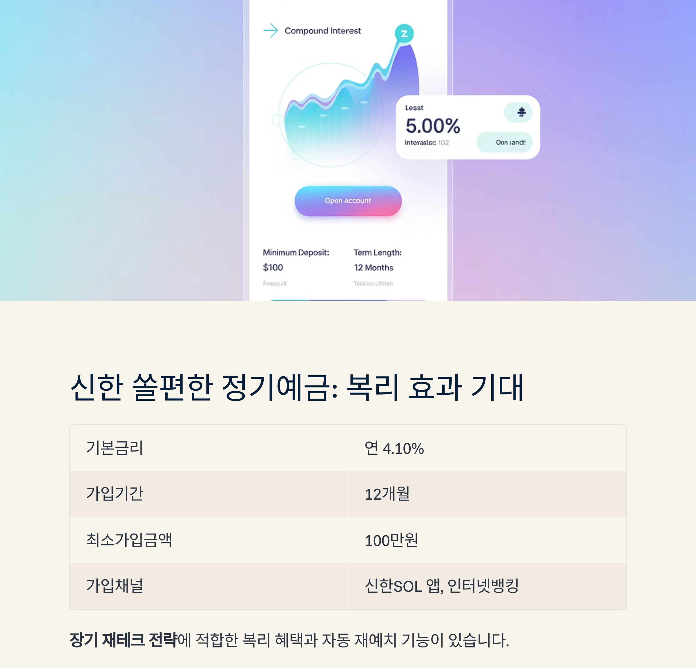 2025, 이자만으로도 든든한 수익! 고금리 예금 TOP 5