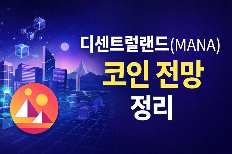 디센트럴랜드(MANA) 코인 전망과 특징을 설명하는 메타버스 썸네일 이미지