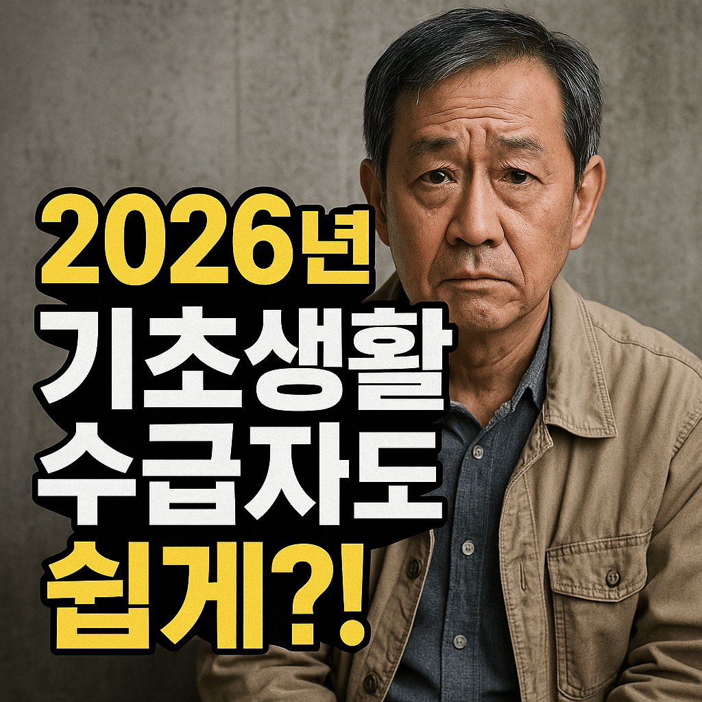 2026년 기초생활수급자