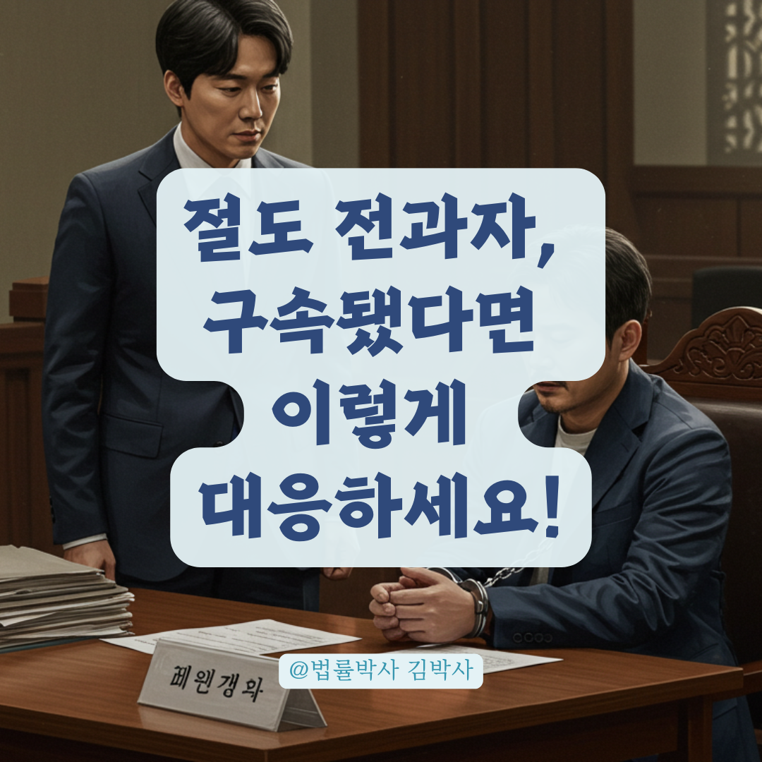 절도 전과 있고 구속됐다면? 추가합의·보석·재판까지 선택지 정리.