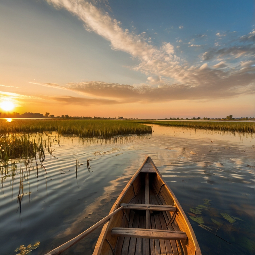 발렌시아 근교 여행지 알부페라 자연 공원을 형상화한 이미지