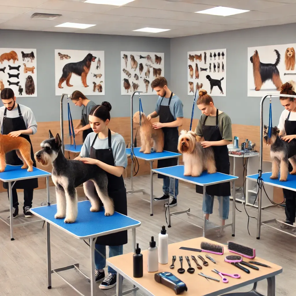 큐브애견미용학원 교육 내용