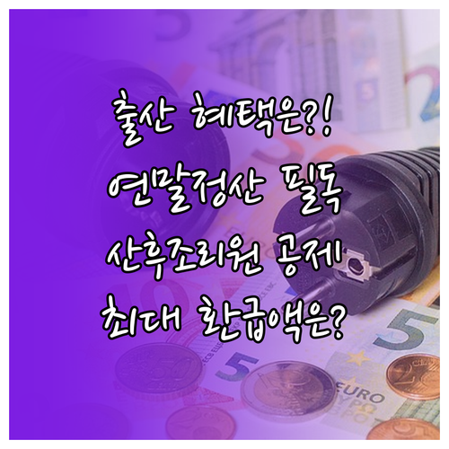 임신·출산 연말정산: 의료비, 자녀 ..