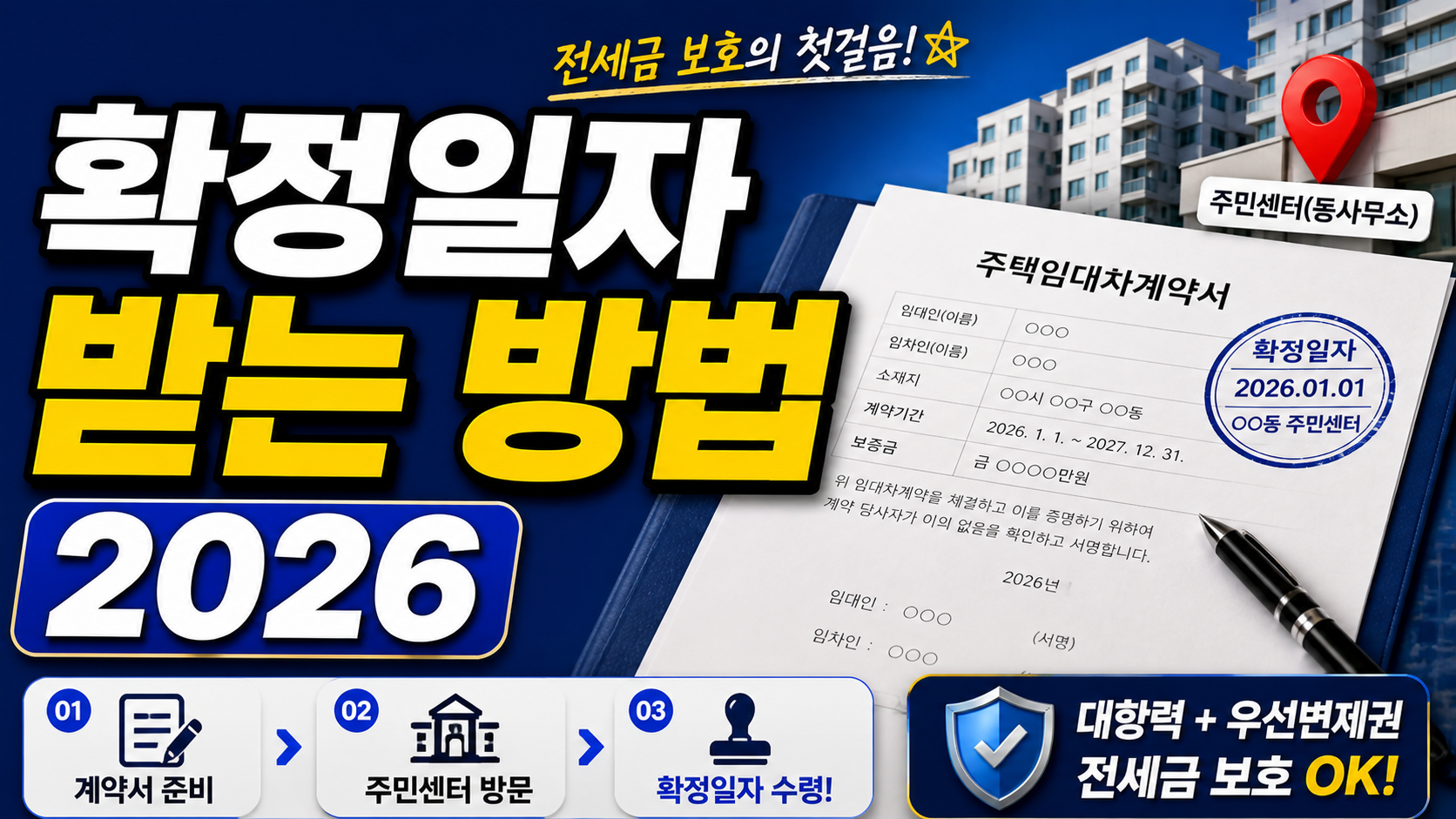 확정일자 받는 방법 2026