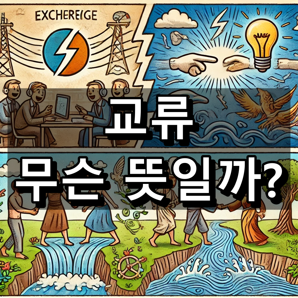 교류 뜻 대표 이미지