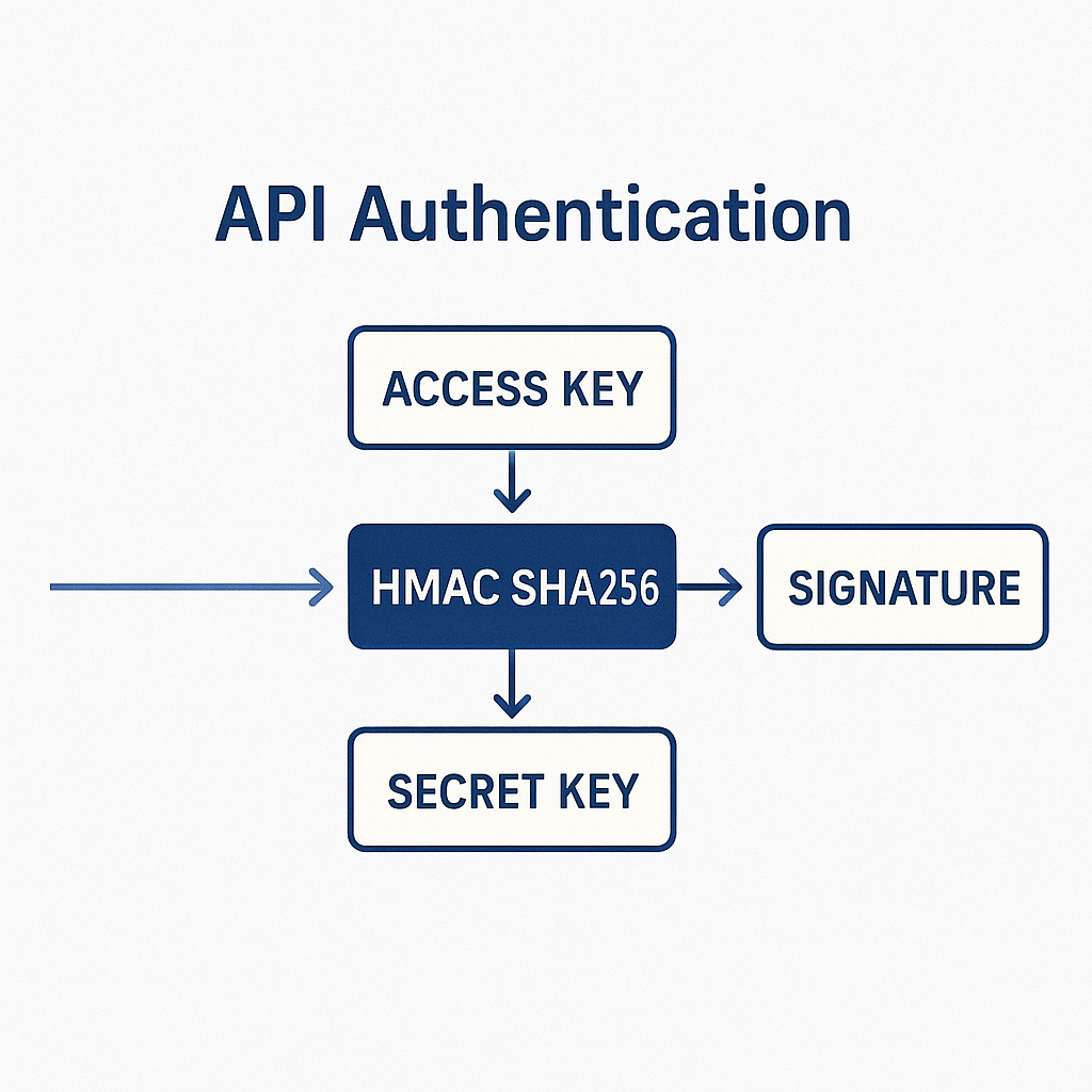 API 인증 프로세스 다이어그램
