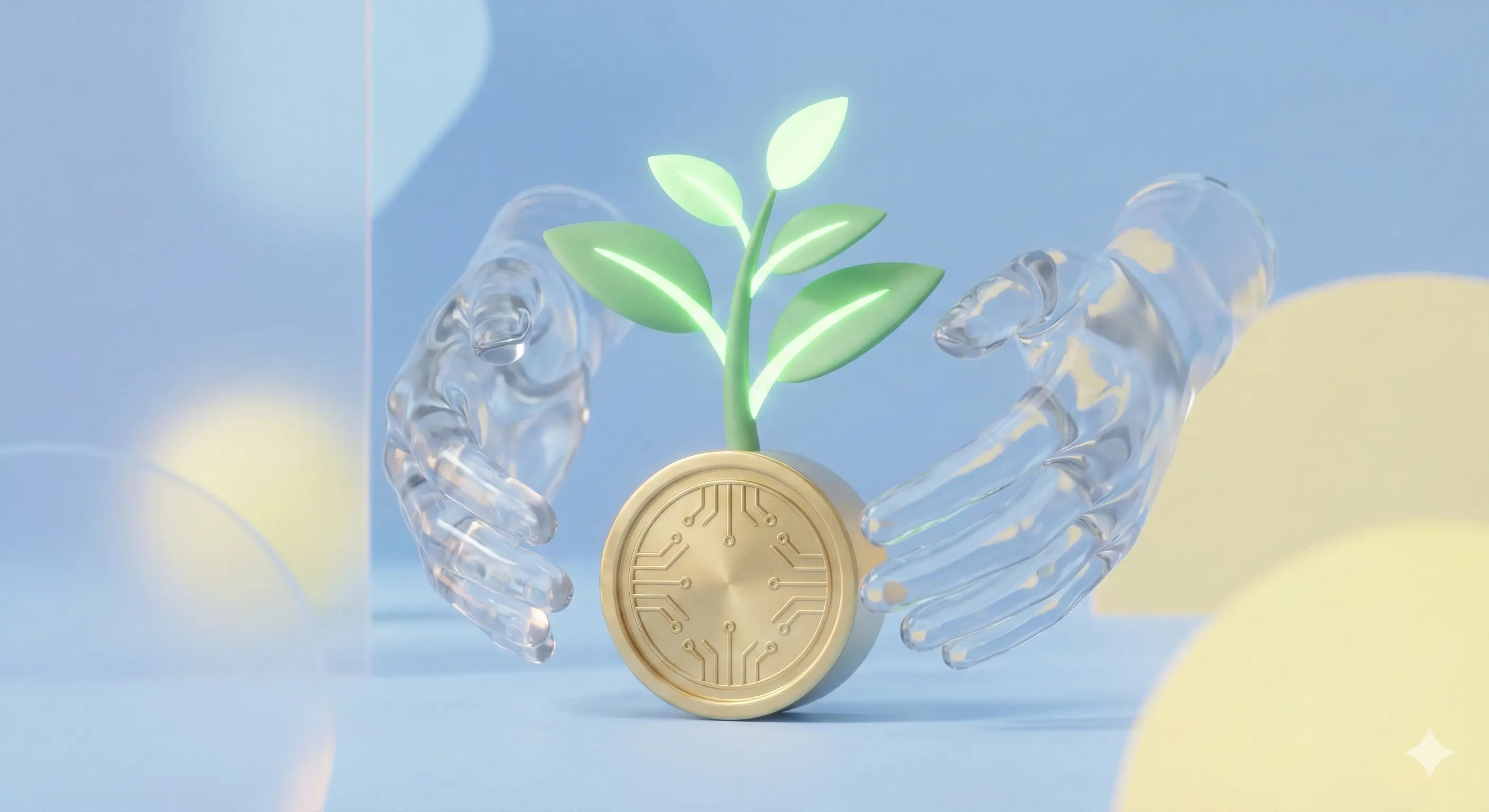 자산 성장을 상징하는 아이콘 이미지