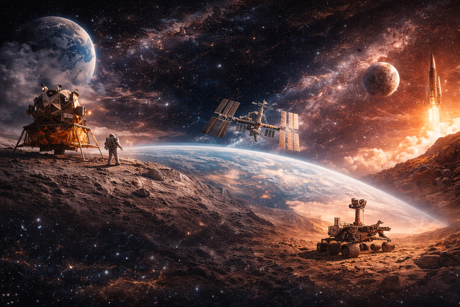 우주 탐사의 중요한 순간들