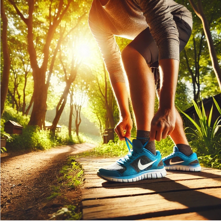 공원에서-운동을-준비하는-남성