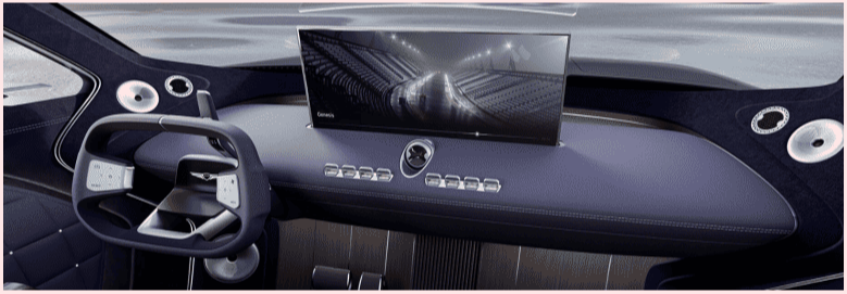 제네시스 neolun 콘셉트 인포테인먼트