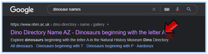 dinosaur검색