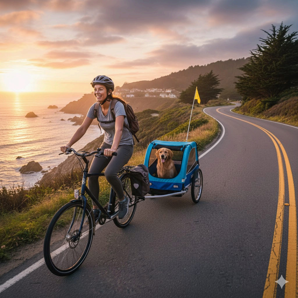 반려견과 안전하고 편안한 자전거 여행 장비 추천 TOP5