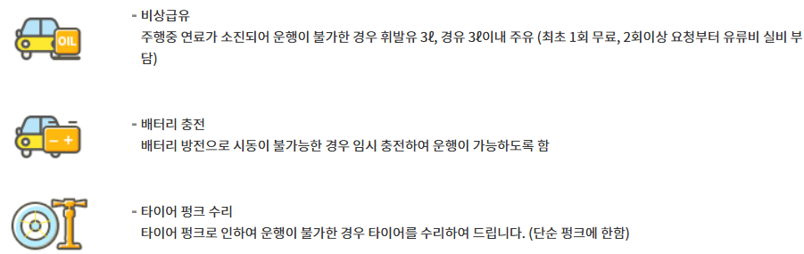 kb손해보험 매직카 긴급출동 서비스 내용