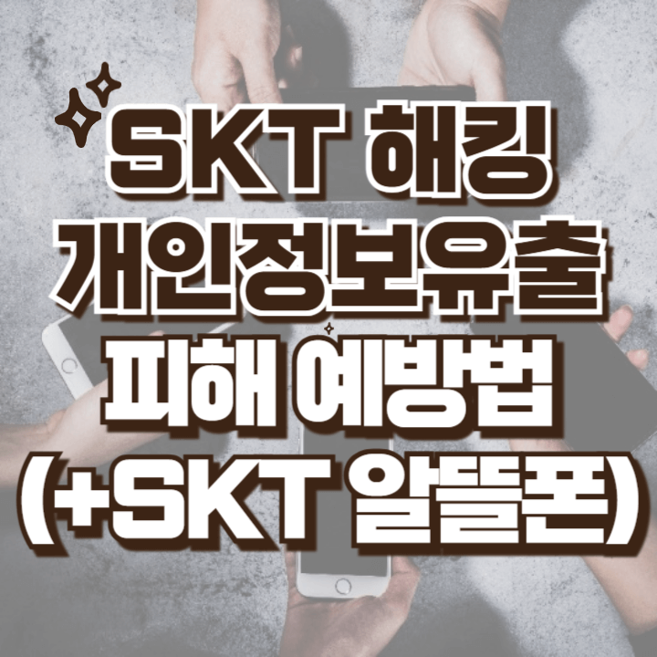 skt 해킹 개인정보유출 예방 방법 알뜰폰 피해여부