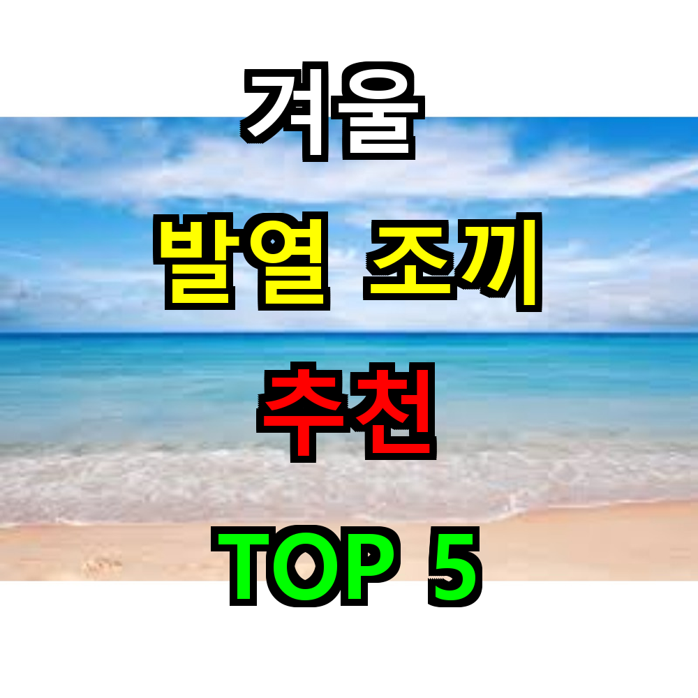 2025 겨울 발열조끼 추천 TOP 5