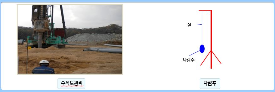 PRD 시공중 수직도 관리