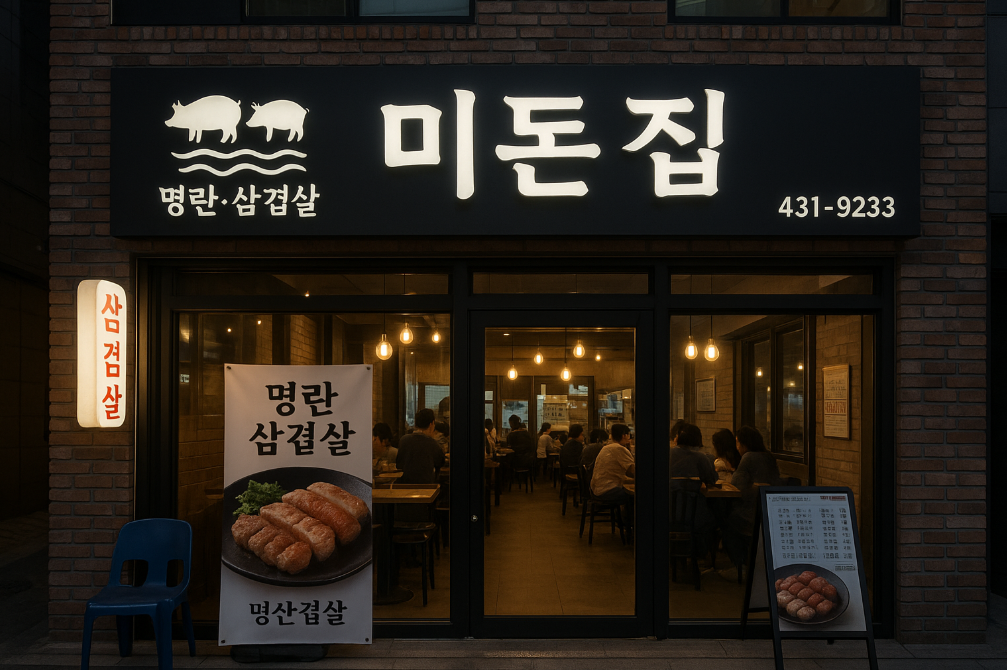 구월동 명란삼겹살 맛집, 식스센스 미돈집 솔직후기