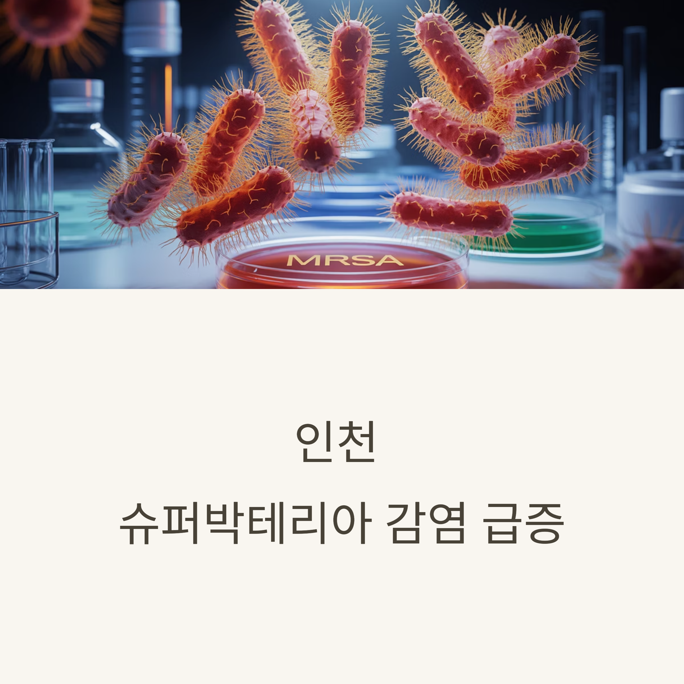 인천 슈퍼박테리아 실태