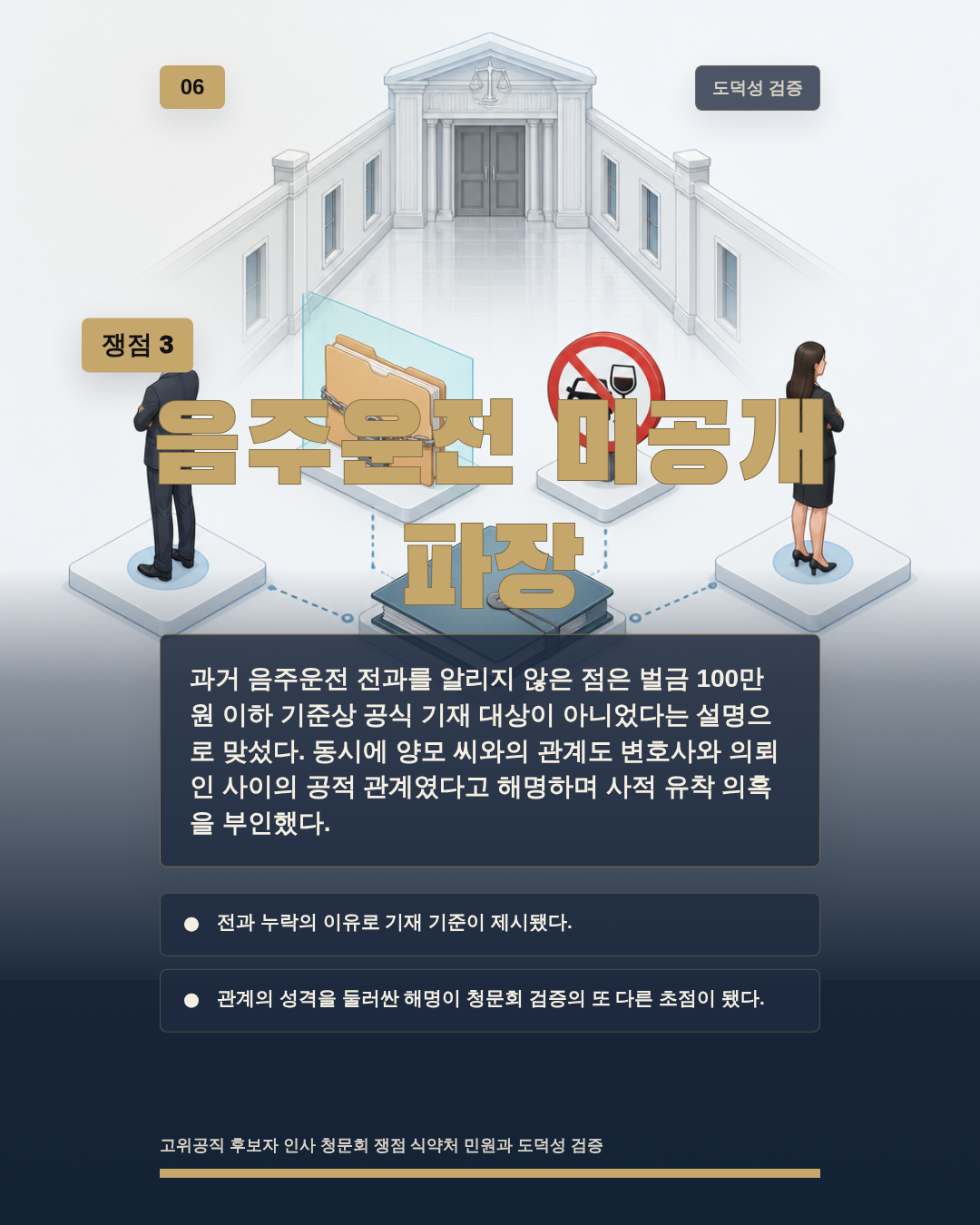 음주운전 미공개 파장