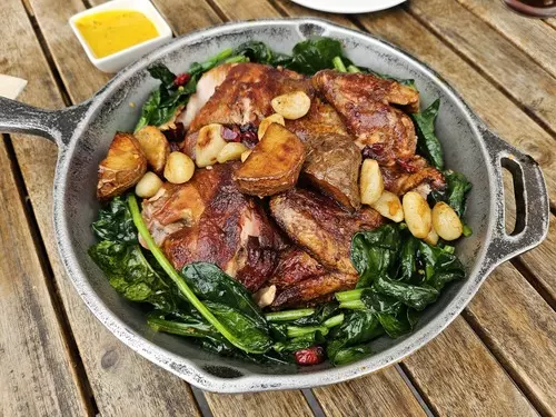 시금치 통닭