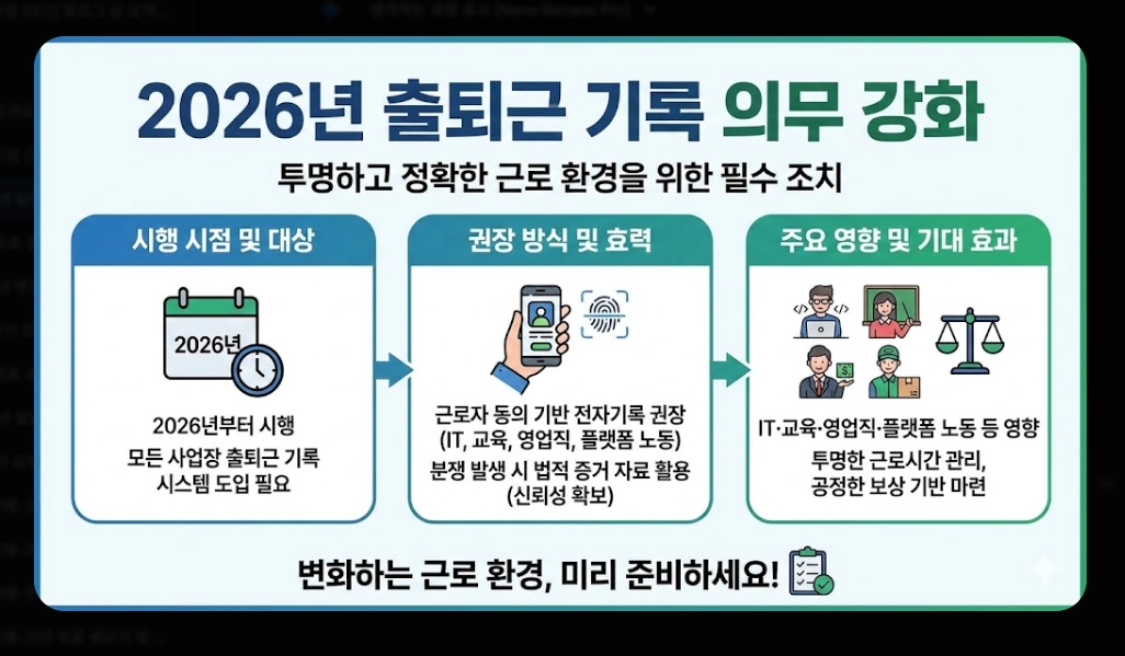 2026년 달라지는 제도 총정리 - 최저임금·복지급여 핵심 변화