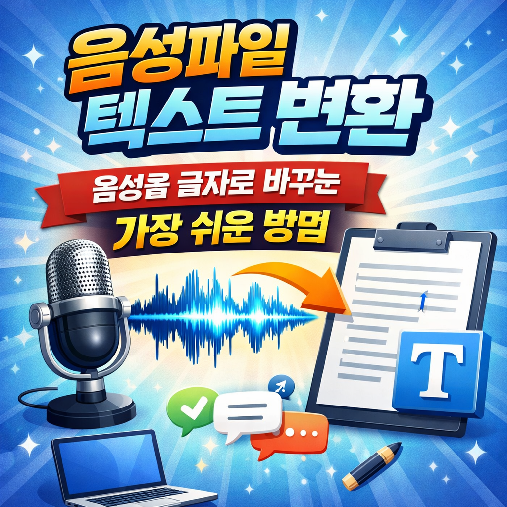 음성파일 텍스트 변환