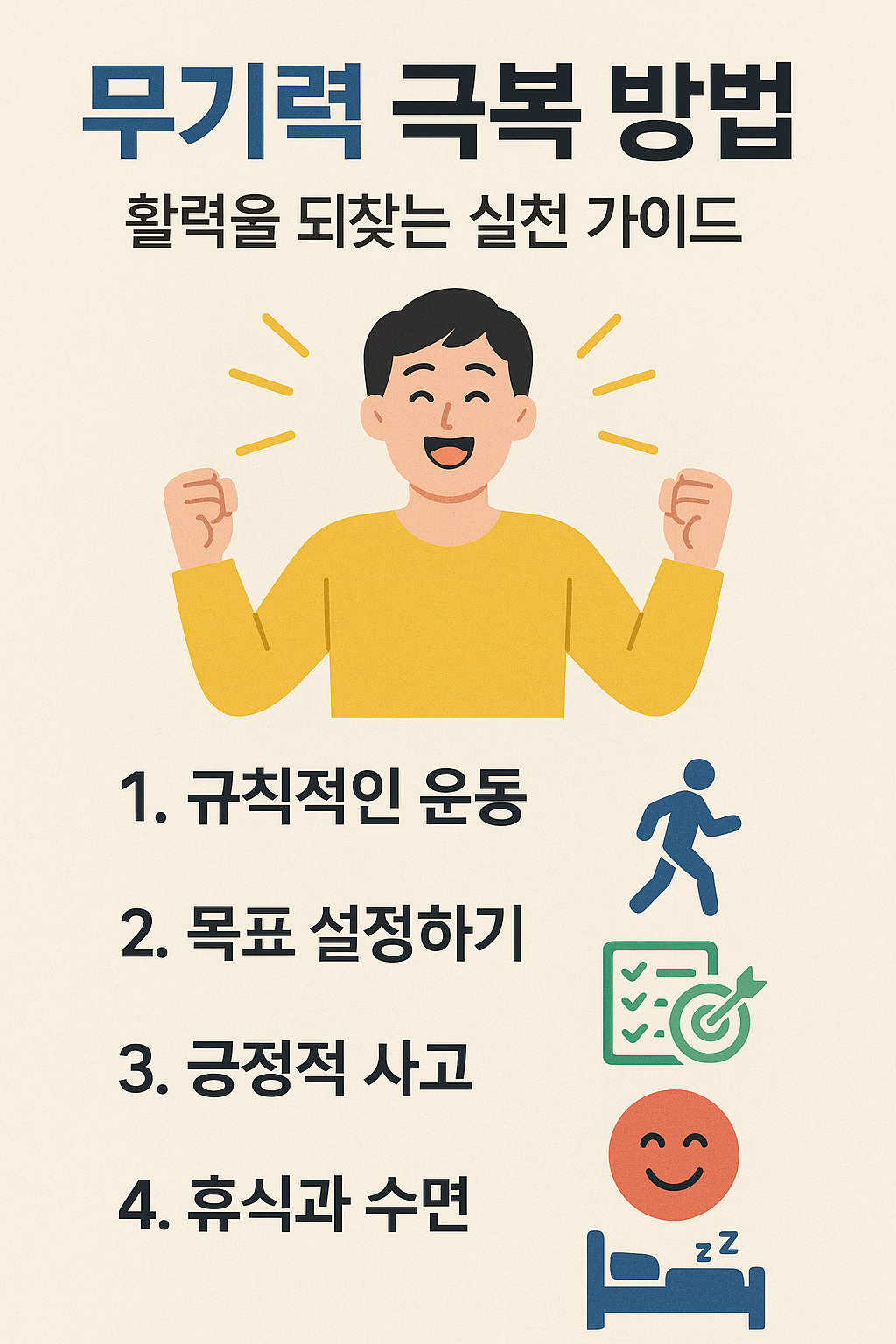 무기력 극복 방법