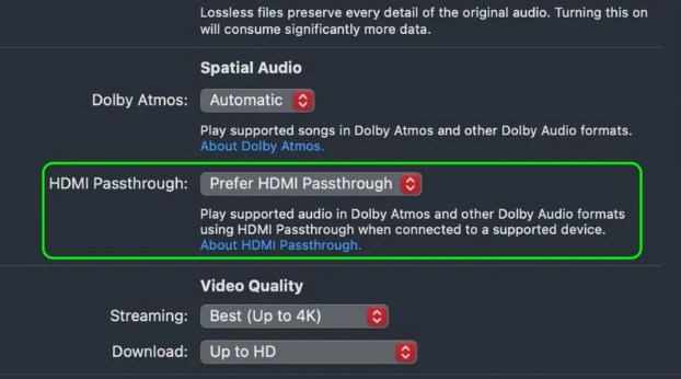 macOS Sequoia가 HDMI 패스스루를 통해 Dolby Atmos를 지원(이미지출처-macrumors)