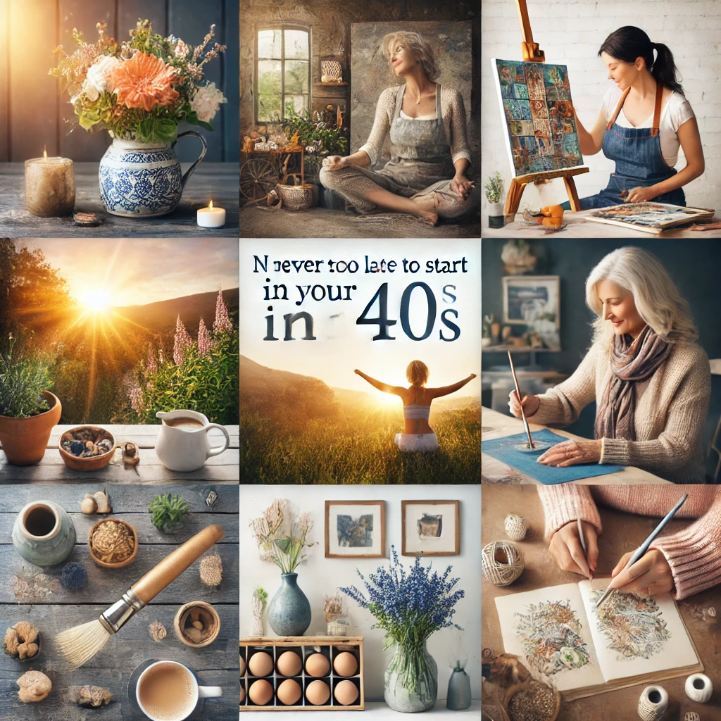 40대에도 늦지않았다는 이미지