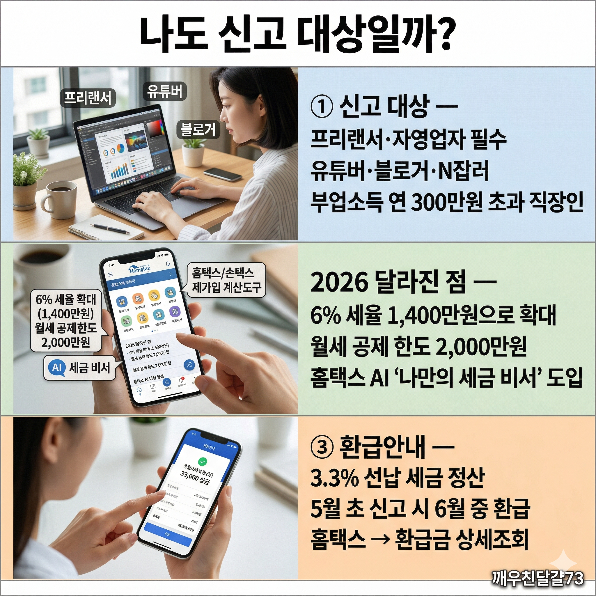2026 종합소득세 신고 총정리 &mdash; 5월 31일 마감&middot;대상&middot;달라진 점&middot;환급 신청방법