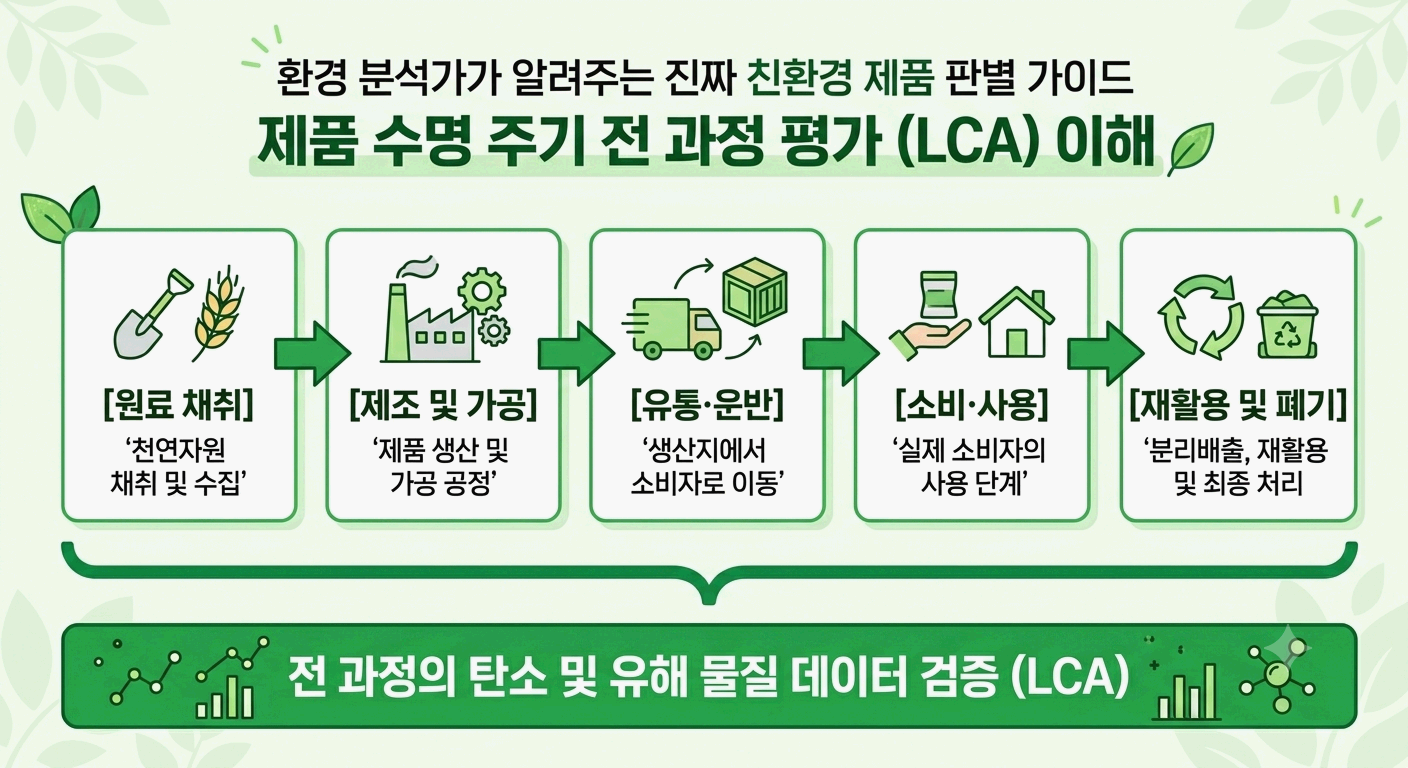 탄소 및 유해 물질 데이터 검증 (LCA)