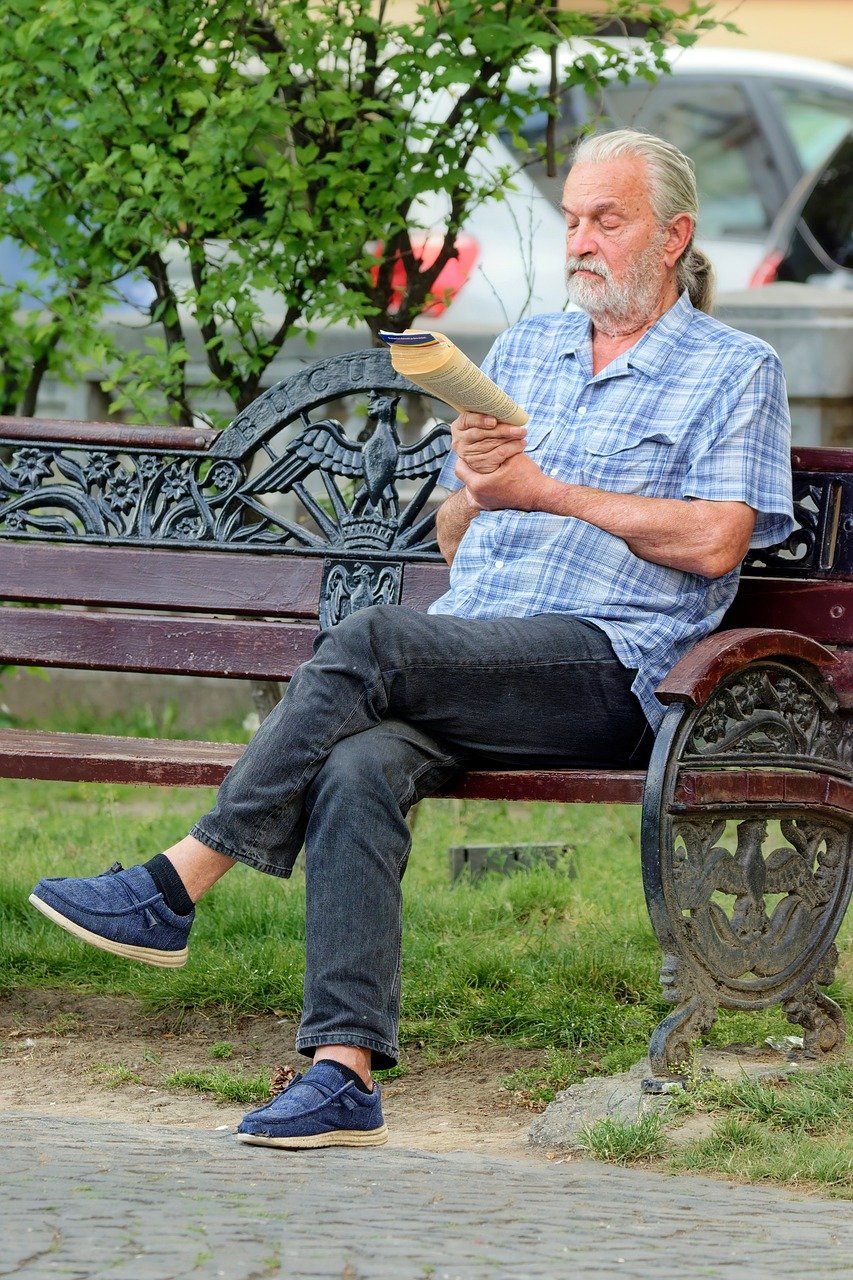 노년 운동과 휴식 비교(휴식사진)