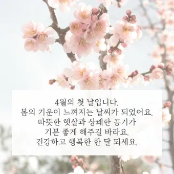 4월 인사말 예시 모음 영어_17