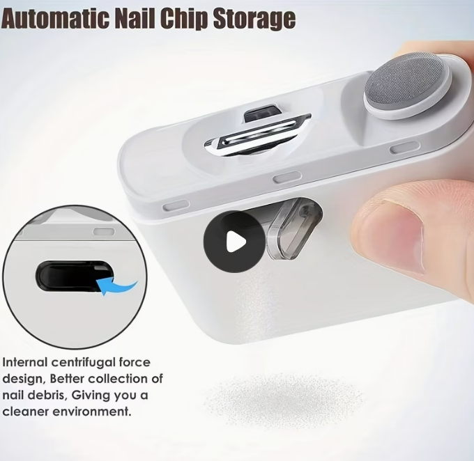 3️⃣ 2in1 전동 자동 손톱깎이 &amp; 광택기