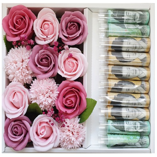 꽃, 상자, 용돈, 현금, 박스