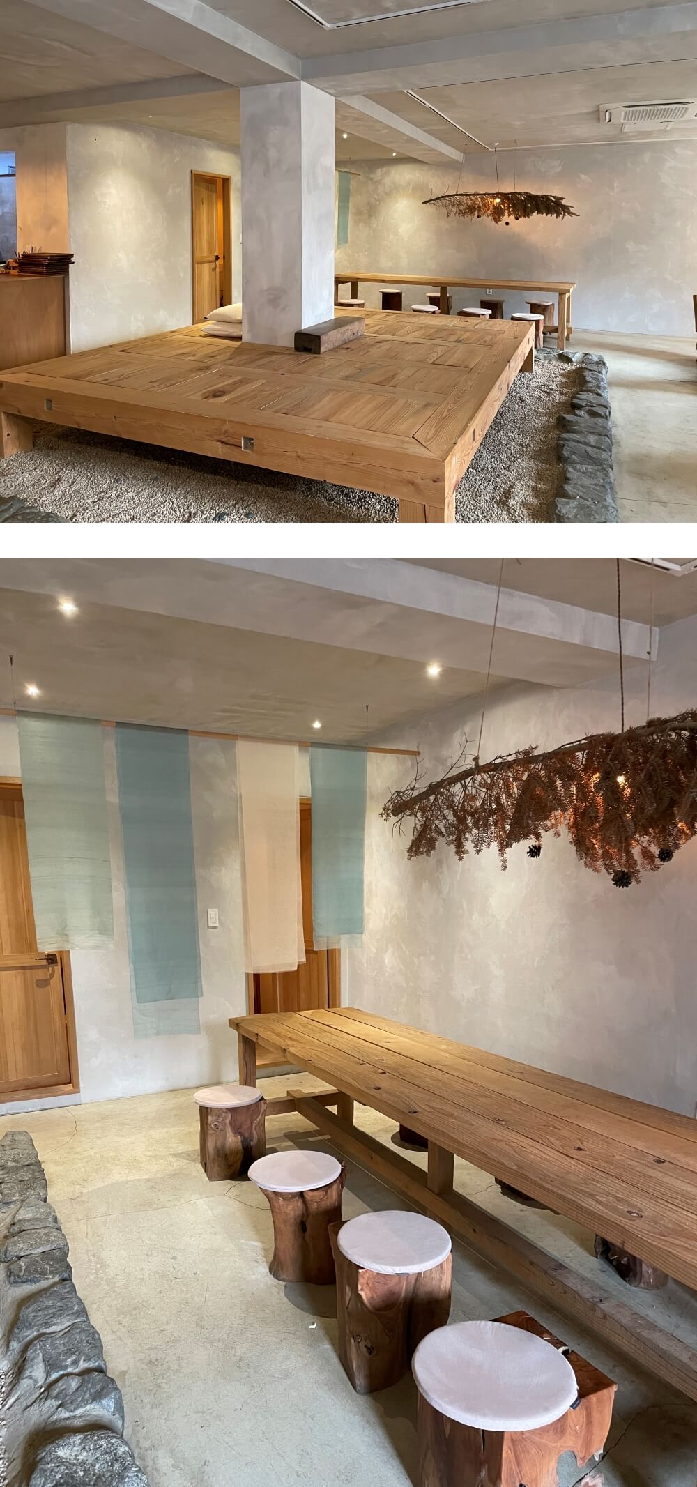 홍천 러스틱라이프 - 카페 내부 인테리어