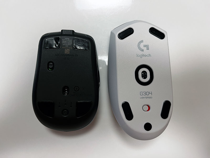 MX Anywhere 2s와 크기 비교.