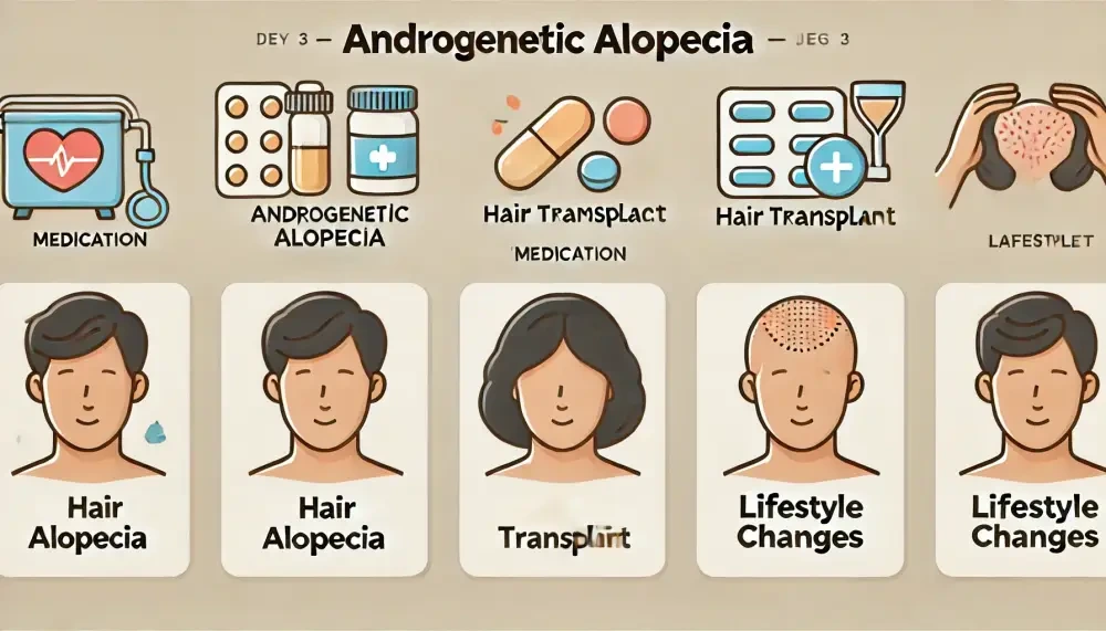안드로겐 탈모의 여러가지 치료법
