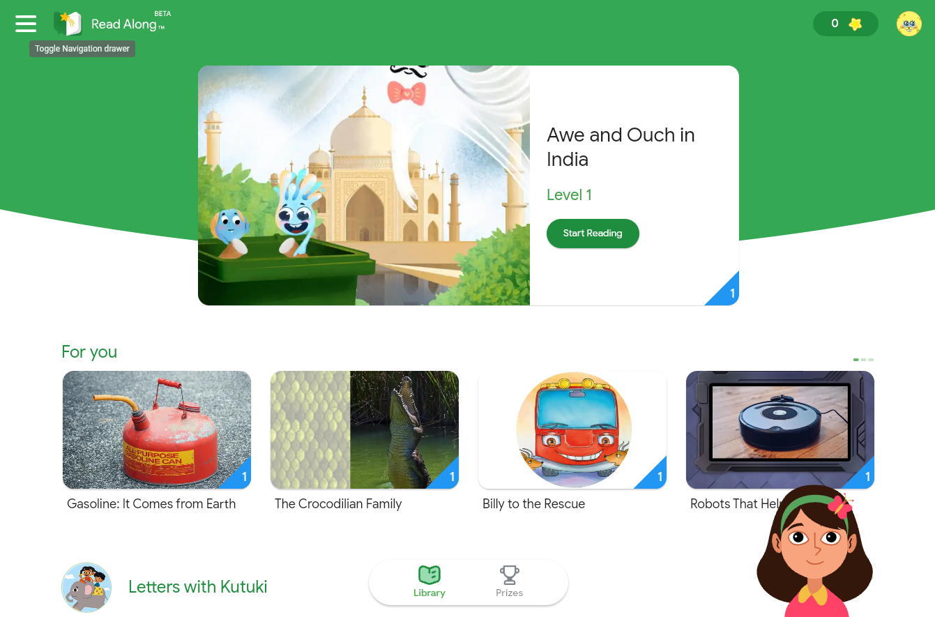 위 이미지처럼 다양한 레벨별 리딩이 가능합니다.
그리고 문자 읽기의 시작을 도와주는 파닉스 및 그 철자를 활용한 쉬운 문자 읽기 책도 있습니다.