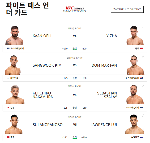 UFC 325
