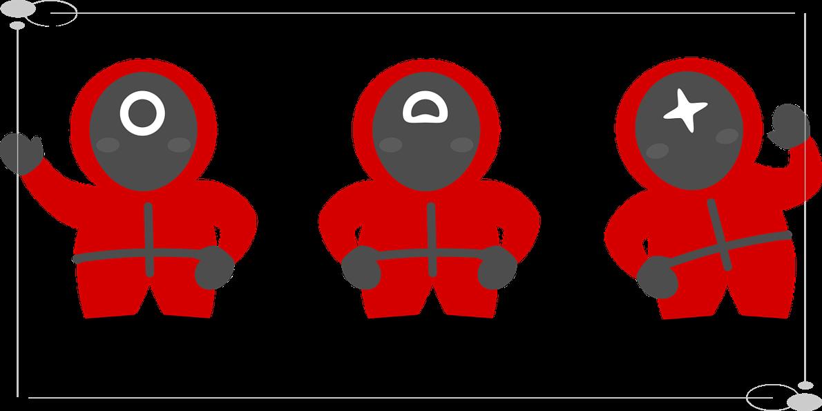 오징어게임을 연상하게하는 모습