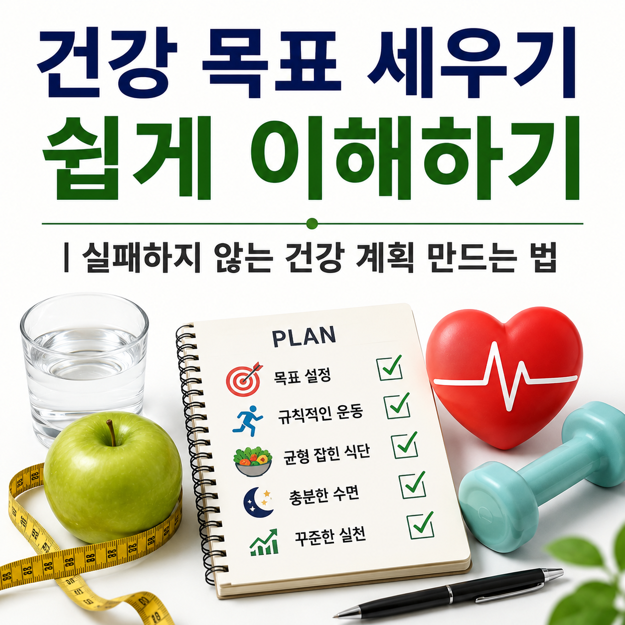 건강 목표 세우기