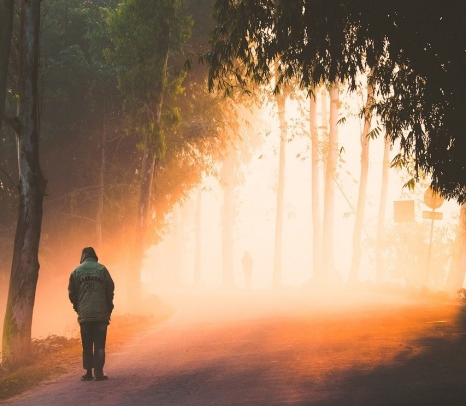 안개가-끼어있는-산