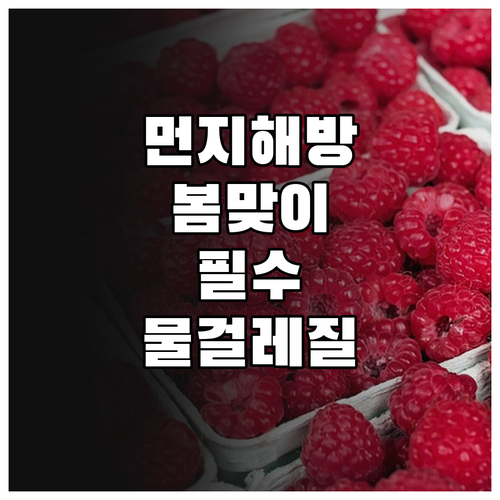 봄철 실내 공기 질 개선을 위한 꼼꼼..