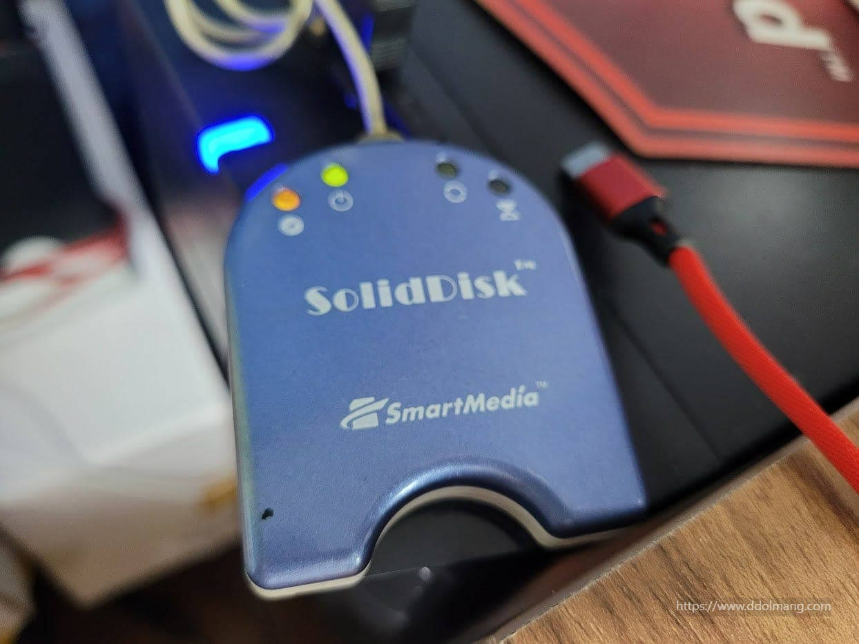 윈도우 11 PC에 연결된 모습