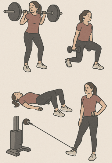 하체비만 여성 근육운동 루틴