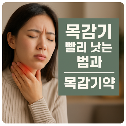 목감기 빨리 낫는 법과 효과적인 목 감기약 선택법