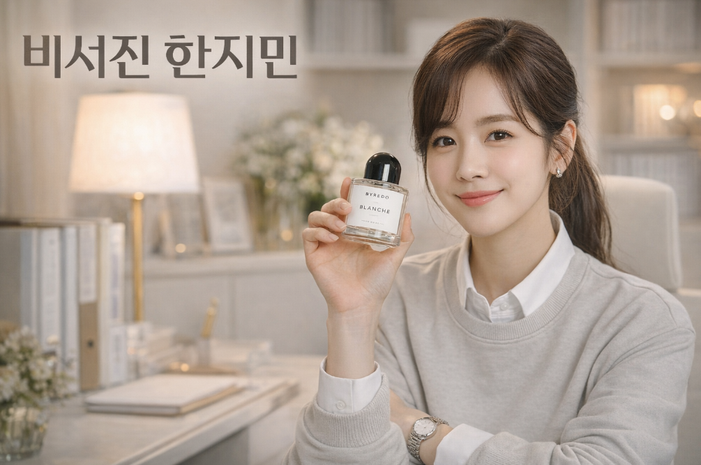 한지민 바이레도 블랑쉬 향수, 이 조합이 완벽한 이유