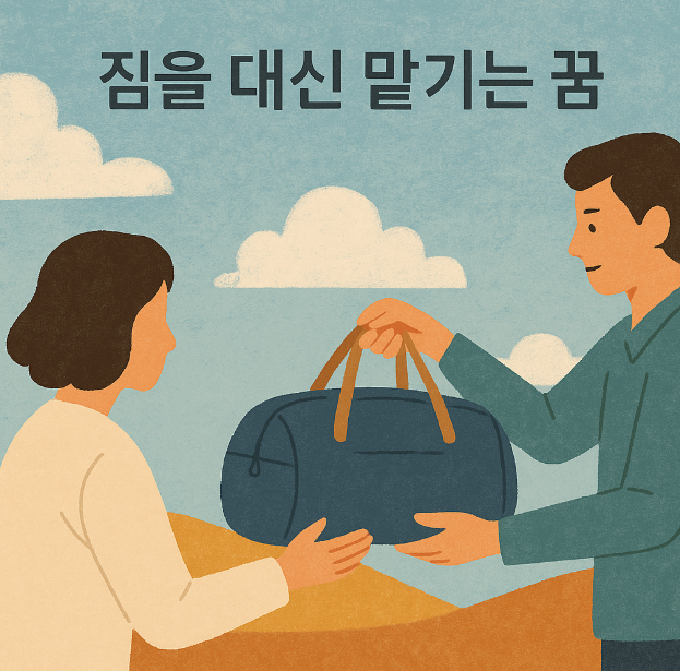 짐을 대신 맡기는 꿈