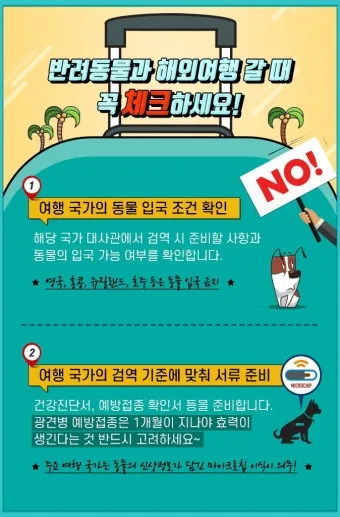 반려동물과 해외여행 기내 직항 펫 전용 준비와 절차_20